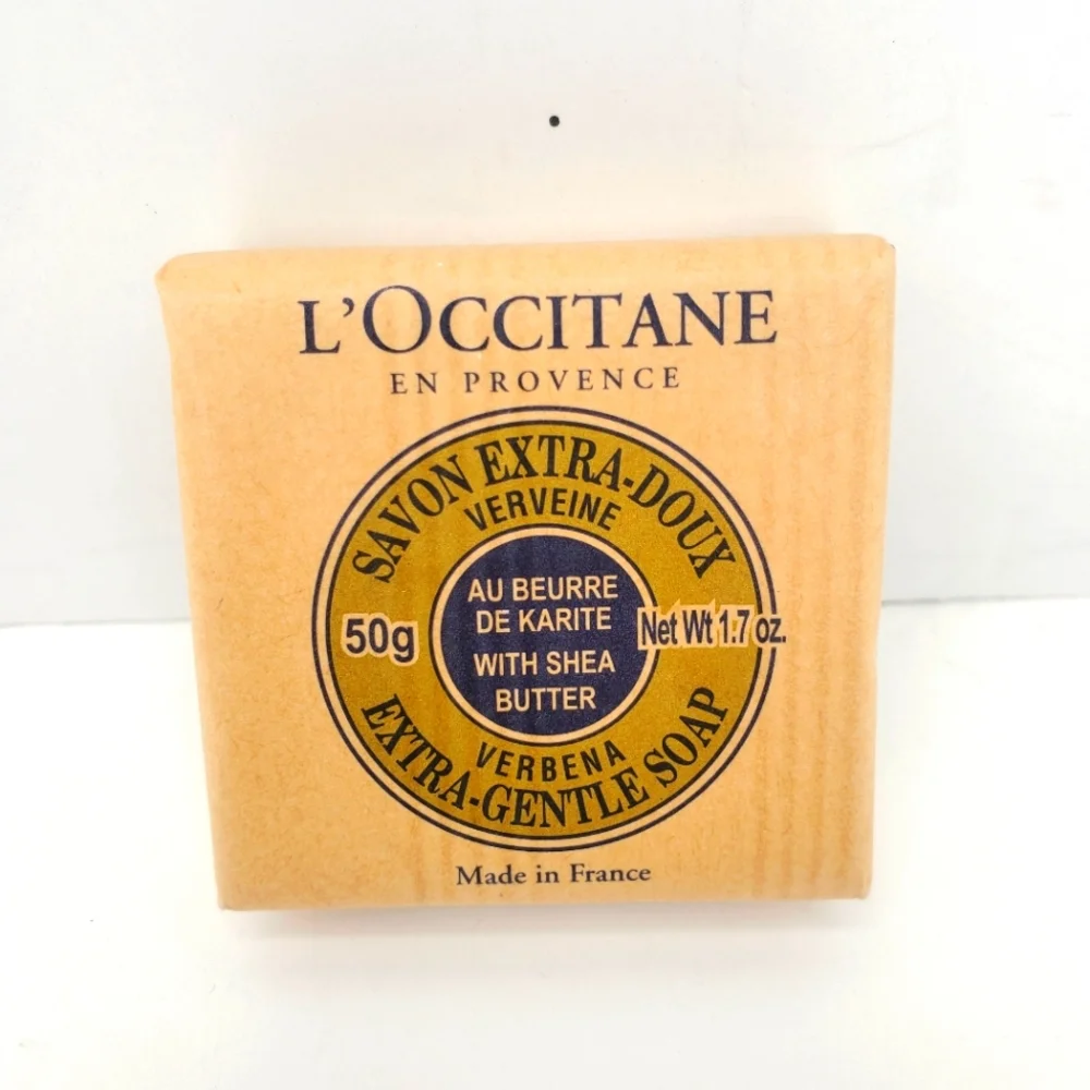 L'Occitane Verbena Extra Gentle Bar Soap with‎ Shea Butter 1.7oz 50g New
